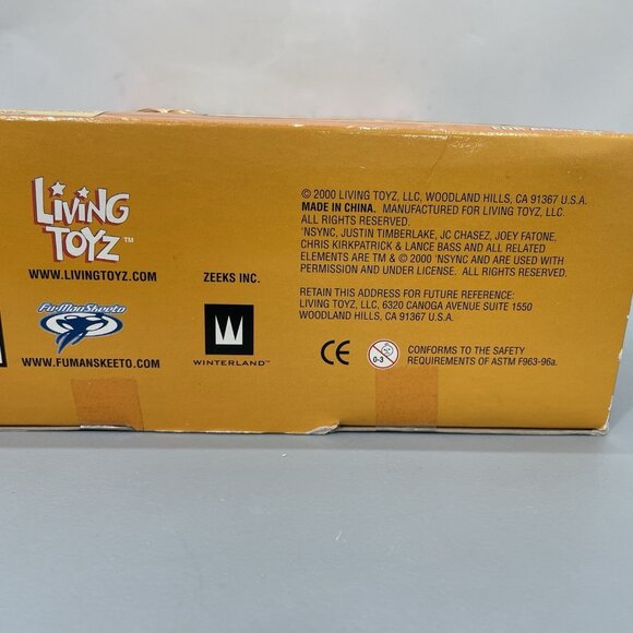 NSync Chris Kirkpatrick Collectible Marionette Doll Living Toyz 2000 Open Box - Picture 4 of 4